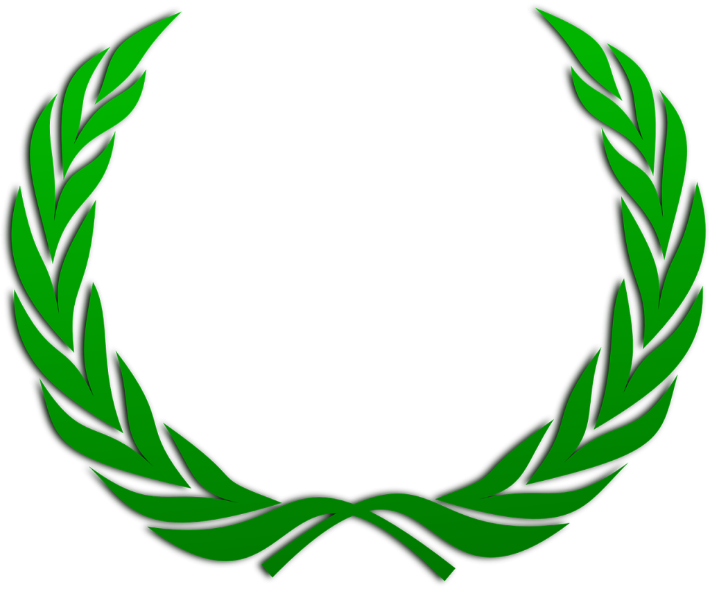 laurel wreath, wreath, accolade